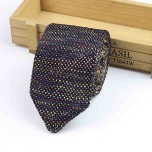 Striped Knit Tie 2.5" x 57"